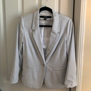 Kensie Soft Light Gray/Blue Blazer size M
